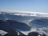 Drackensteiner Hang/ A8, Inversion im Januar